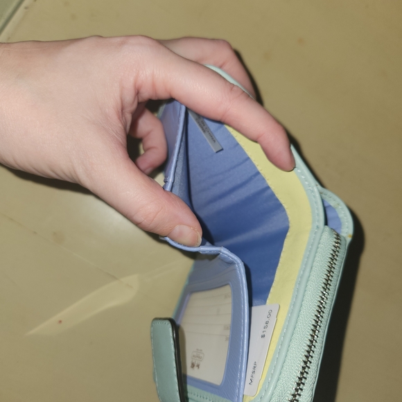 Coach Mint Bi-Fold Wallet - Picture 6 of 7